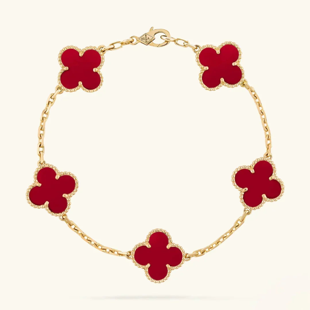 Clover Armbånd Rød