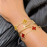 Clover Armbånd Rød
