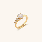 Alaia Glitrende Ring i Gull