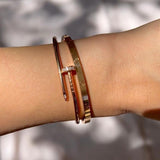 Elegance Spikerarmbånd i Roségull