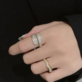 Candice Åpen Ring i Gull