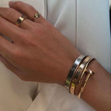 Elegance Spikerarmbånd i Gull