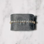 Elegant Tennisarmbånd i Gull