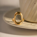 Noelle Uregelmessig Ring i Gull
