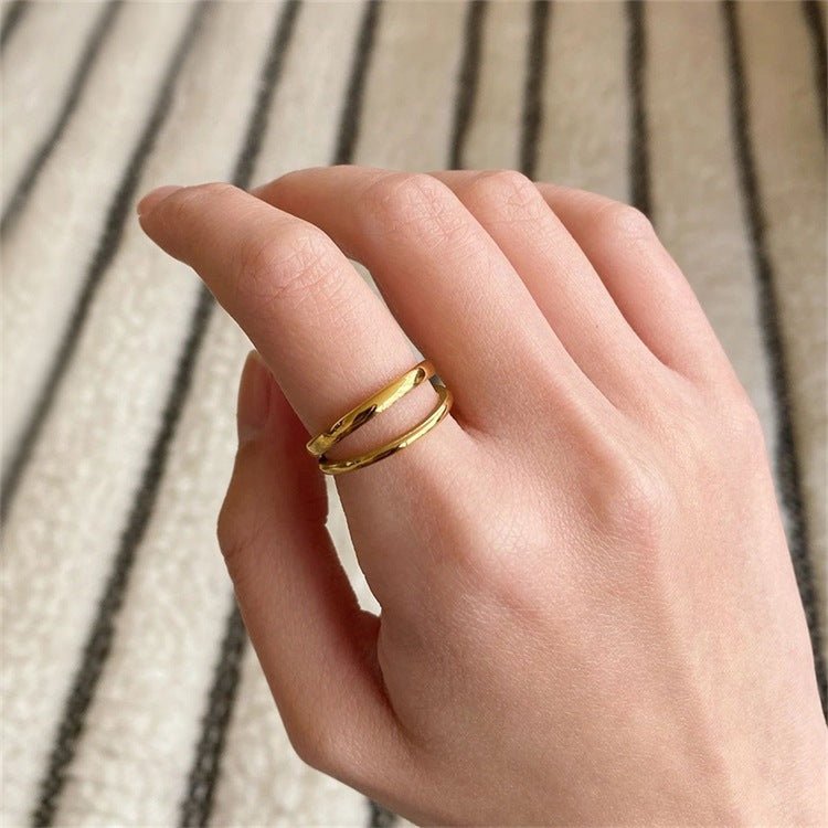 Olivia Teksturert Ring