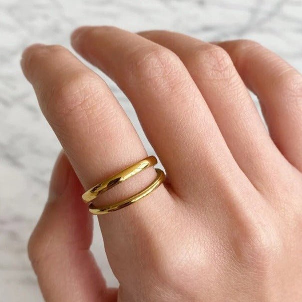 Olivia Teksturert Ring