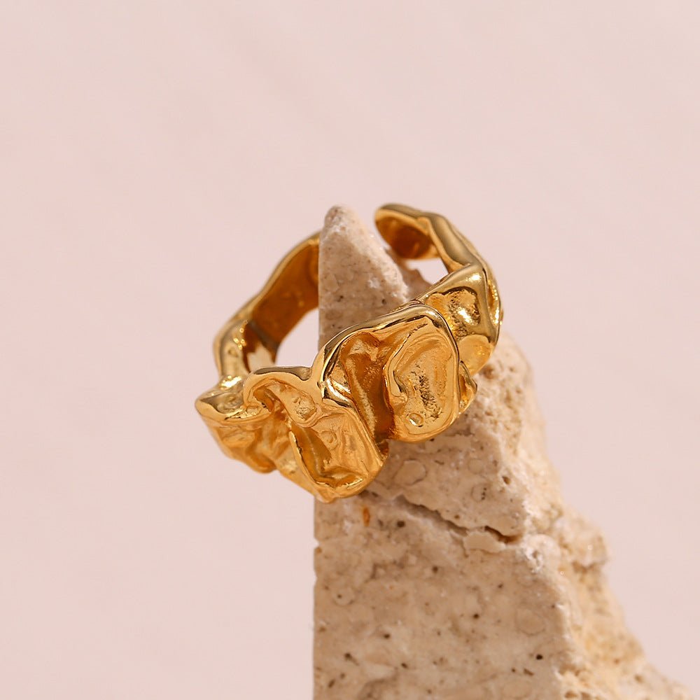 Paloma Skulpturert Ring i Gull