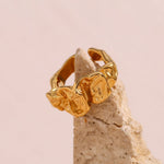 Paloma Skulpturert Ring i Gull
