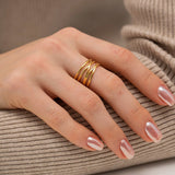 River Stablebar Ring i Gull