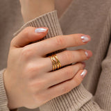 River Stablebar Ring i Gull