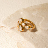 Romy Hjerteformet Ring i Gull