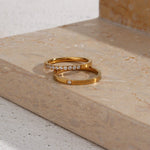 Sage Minimalistisk Ring i Gull