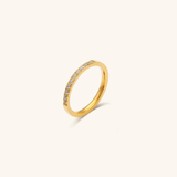 Sage Minimalistisk Ring i Gull