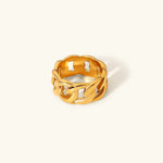 Splendor Polert Ring i Gull