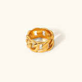 Splendor Polert Ring i Gull