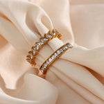 Unna Minimalistisk Ring i Gull