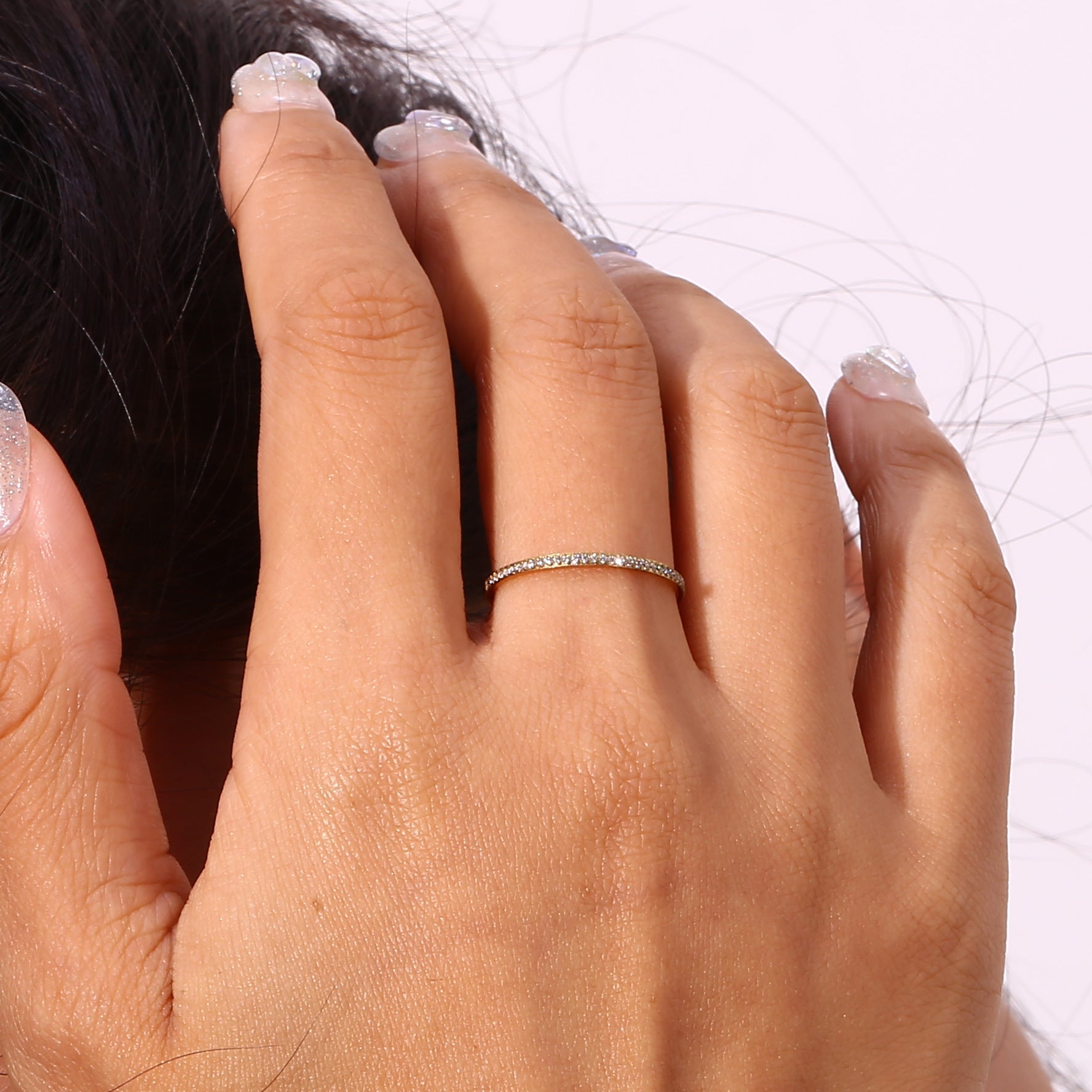 Zarra Pavé Ring i Gull