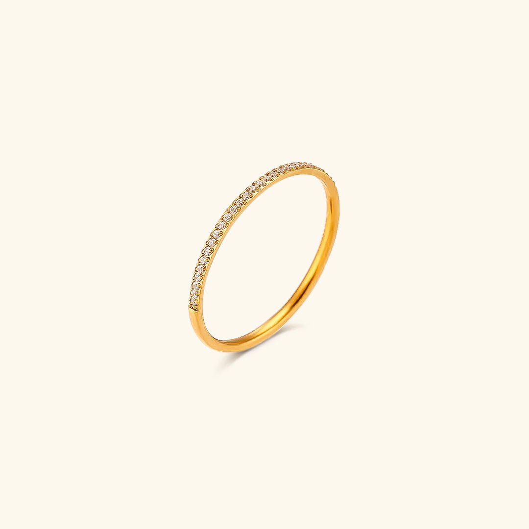Zarra Pavé Ring i Gull