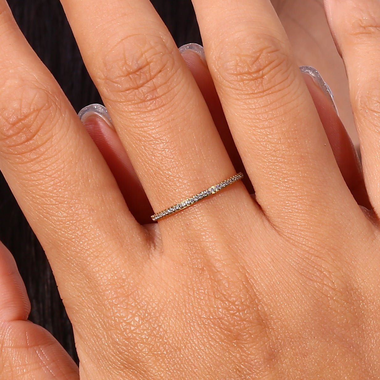 Zarra Pavé Ring i Gull